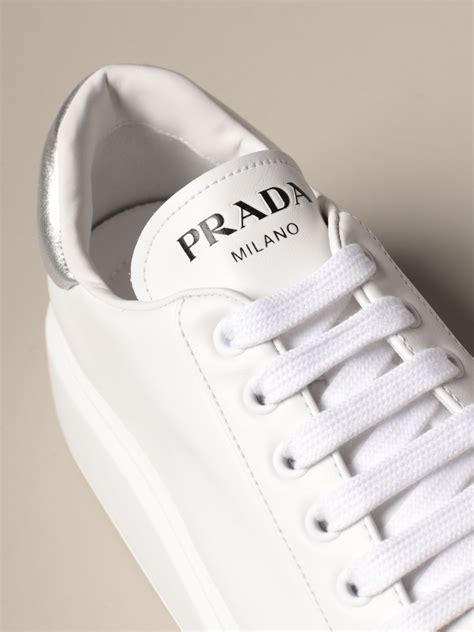 women's white prada sneakers|women's Prada sneakers nordstrom.